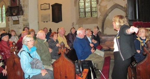 Inside St. Mary’s Collegiate Church