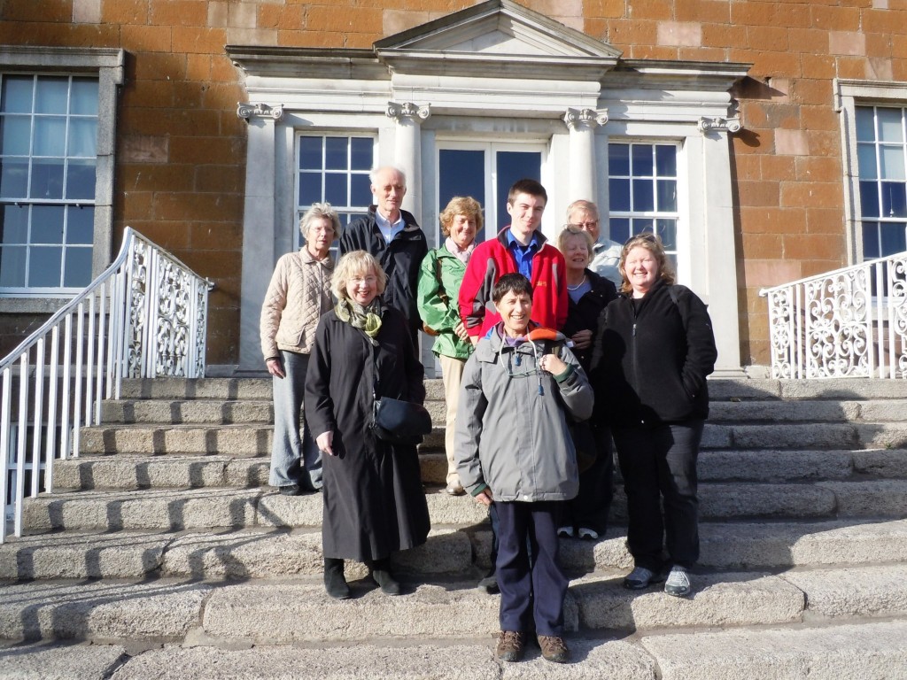 CKAS members with Cathal D Smith at Newbridge House