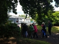 Leaving the Churchyard